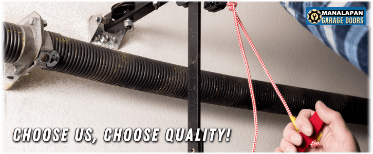 Broken Garage Door Spring Manalapan NJ
